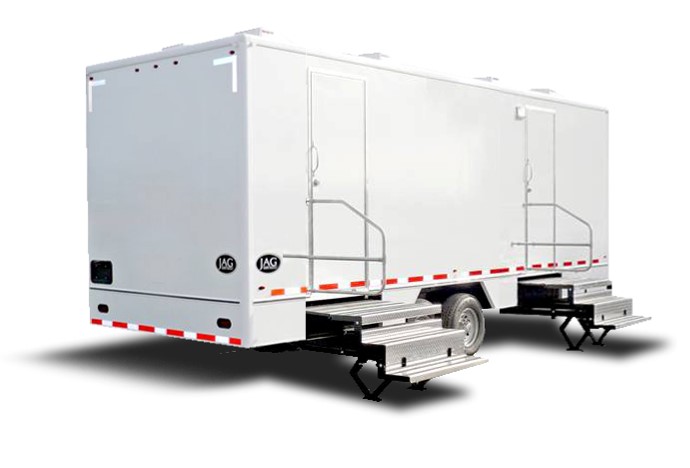 10 Stall Restroom Trailer Rentals in Worcester/Boston, Massachusetts