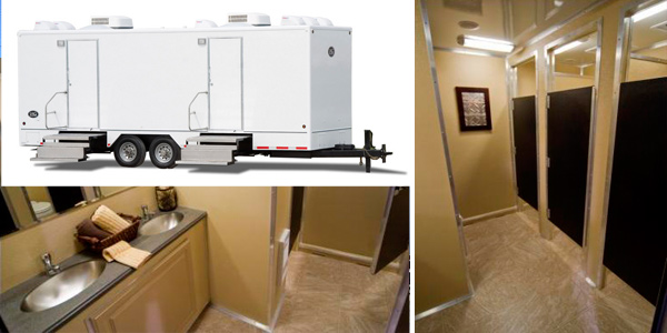 Temporary Bathroom Trailer Rentals & Shower Trailer Rentals in The Bay State.